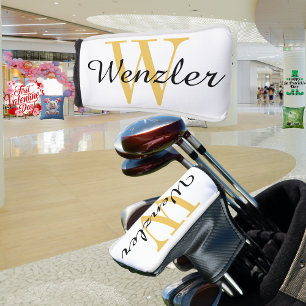 Personalisierte Monogramm Golf Headcover