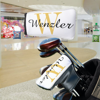 Personalisierte Monogramm Golf Headcover