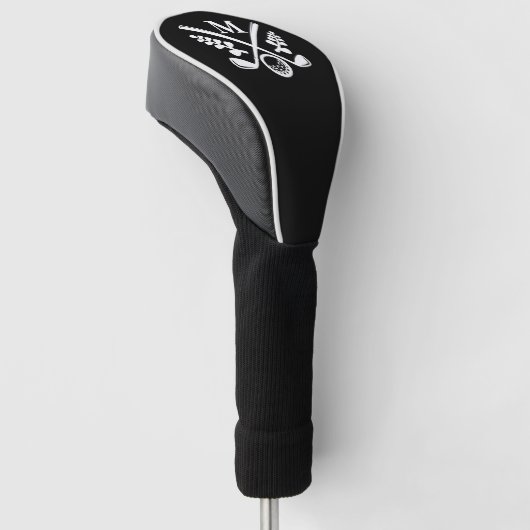 Personalisierte Monogramm Golf Headcover (angewinkelt)