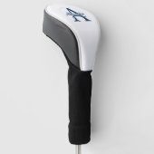 Personalisierte Monogramm-Golf-Schlagkopfabdeckung Golf Headcover (angewinkelt)
