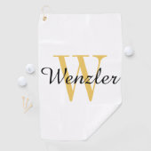 Personalisierte Monogramm Golfhandtuch (Insitu)