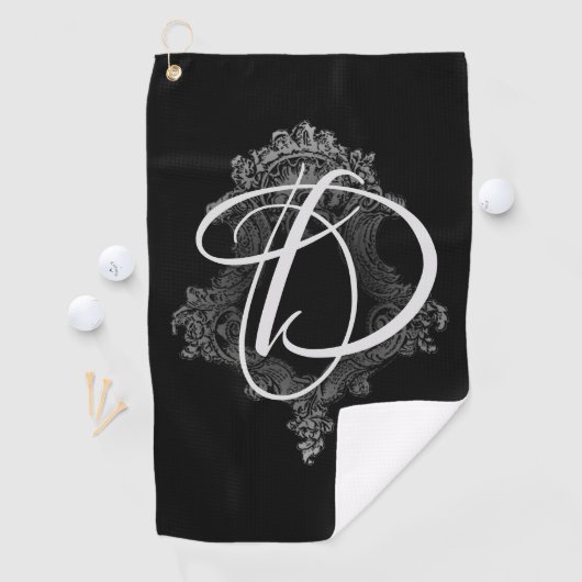Personalisierte Monogramm Golfhandtuch (Insitu)