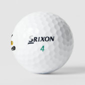 Personalisierte Monogramm-Golfschläger Golfbälle (Logo)