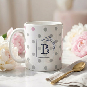 Personalisierte Monogramm-Hochzeitsgeschenke – Ros Kaffeetasse