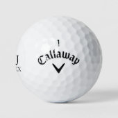 Personalisierte Monogramm-Hochzeitsspeicherung Ter Golfball (Logo)