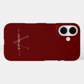Personalisierte Monogramm Hülle - Case-Mate iPhone (Rückseite (Horizontal))