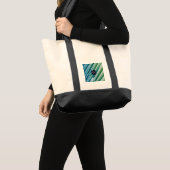 Personalisierte Monogramm-Impulse-Tasche - Moderne Tragetasche (Vorderseite (Produkt))