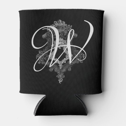 Personalisierte Monogramm Initial Cooler Dosenkühler (Vorderseite)