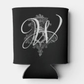 Personalisierte Monogramm Initial Cooler Dosenkühler (Rückseite)