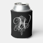 Personalisierte Monogramm Initial Cooler Dosenkühler (Kanne Rückseite)