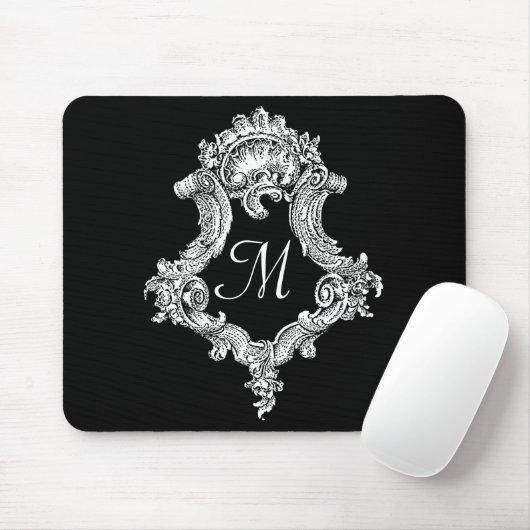 Personalisierte Monogramm-Initiale Mousepad (Mit Mouse)