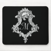 Personalisierte Monogramm-Initiale Mousepad (Vorne)