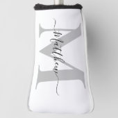 Personalisierte Monogramm-Initiale Name Golf Headcover (Rotieren 90)