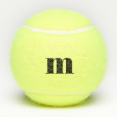 Personalisierte Monogramm-Initiale Tennisbälle (Rückseite)