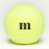Personalisierte Monogramm-Initiale Tennisbälle (Vorderseite)