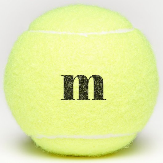 Personalisierte Monogramm-Initiale Tennisbälle