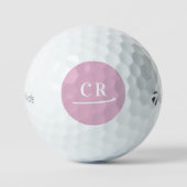 Personalisierte Monogramm-Initialen einfach modern Golfball (Vorderseite)