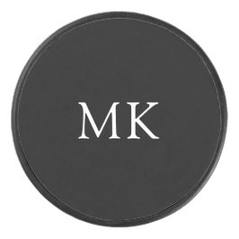 Personalisierte Monogramm-Initialen Eishockey Puck