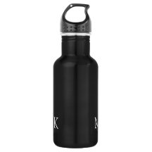 Personalisierte Monogramm-Initialen Modernes Weiß