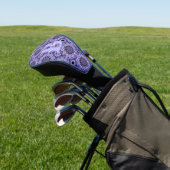 Personalisierte Monogramm-Initialen-Name Blumenkun Golf Headcover (In SItu)