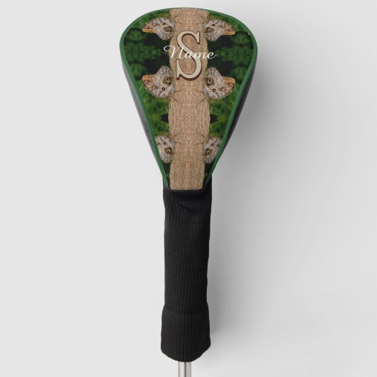 Personalisierte Monogramm-Initialen-Name Schmetter Golf Headcover (Vorderseite)