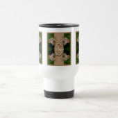 Personalisierte Monogramm-Initialen-Name Schmetter Reisebecher (Mittel)
