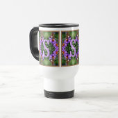 Personalisierte Monogramm-Initialen-Name Schmetter Reisebecher (Vorderseite Links)
