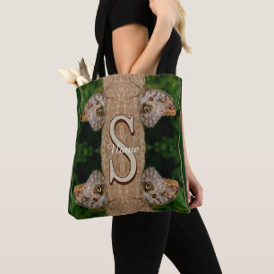 Personalisierte Monogramm-Initialen-Name Schmetter Tasche