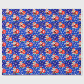 Personalisierte Monogramm-Initialzündung auf der S Geschenkpapier (Flach)