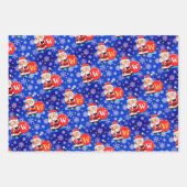 Personalisierte Monogramm-Initialzündung auf der S Geschenkpapier Set (Vorderseite 2)