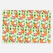 Personalisierte Monogramm-Initialzündung auf der S Geschenkpapier Set (Vorderseite 3)