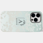 Personalisierte Monogramm iPhone 14 Pro Max Hülle (Rückseite (Horizontal))