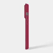 Personalisierte Monogramm-iPhone-Hülle als Geschen iPhone Hülle (Linke Seite)