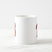 Personalisierte Monogramm Kaffeetasse (Mittel)