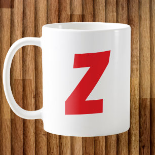 Personalisierte Monogramm Kaffeetasse