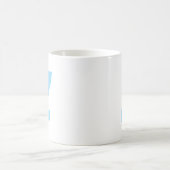Personalisierte Monogramm Kaffeetasse (Mittel)