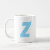 Personalisierte Monogramm Kaffeetasse (Links)