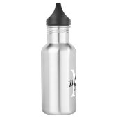 Personalisierte Monogramm-Kinder zurück in die Sch Edelstahlflasche (Links)