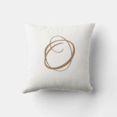 Personalisierte Monogramm Kissen (Rückseite)