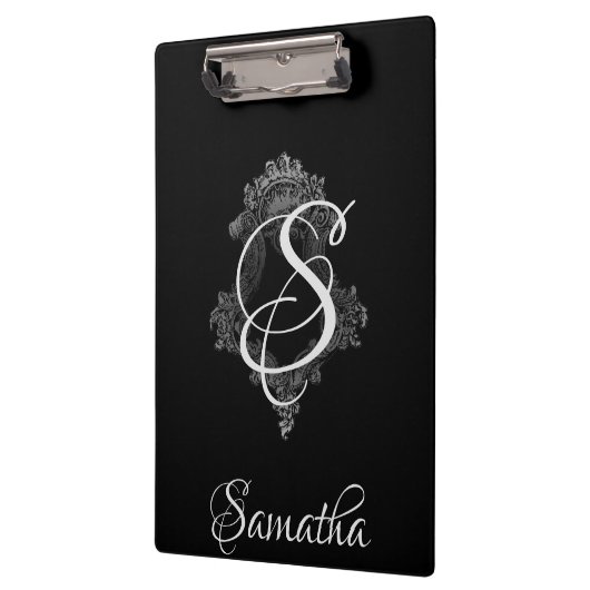 Personalisierte Monogramm Klemmbrett (Links)