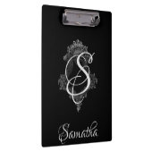 Personalisierte Monogramm Klemmbrett (Rechts)