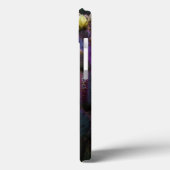 Personalisierte Monogramm Lila Kaktus Gelbe Blumen Case-Mate iPhone Hülle (Rückseite / Links)