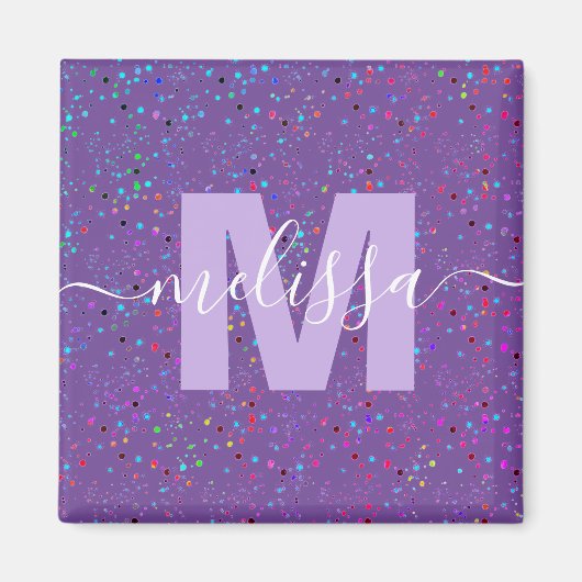 Personalisierte Monogramm Magnet (Vorne)