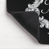 Personalisierte Monogramm Mousepad (Ecke)