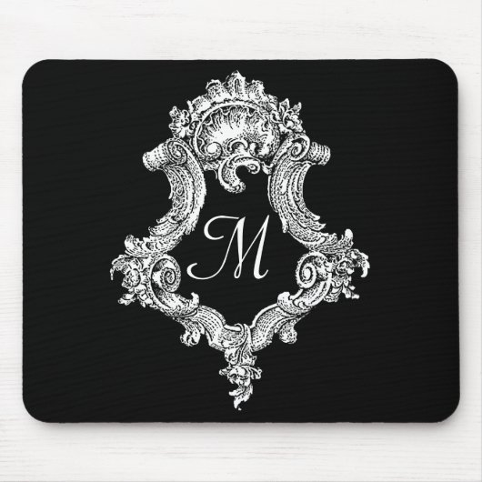 Personalisierte Monogramm Mousepad (Vorne)