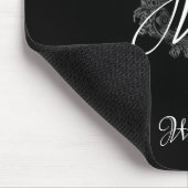 Personalisierte Monogramm Mousepad (Ecke)