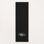 Personalisierte Monogramm-Name und -Initiale Yogamatte (Vorderseite)