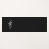 Personalisierte Monogramm-Name und -Initiale Yogamatte (Vorderseite (Horizontal))