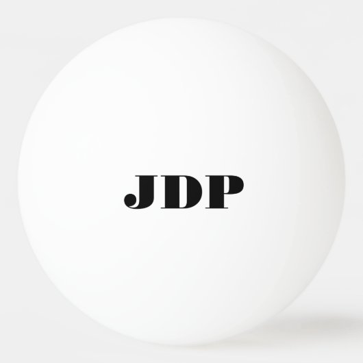 Personalisierte Monogramm Ping pong Bälle Tischtennisball (Vorderseite)