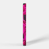 Personalisierte Monogramm Rosa Rosen Case-Mate iPh iPhone Hülle (Rechte Seite)